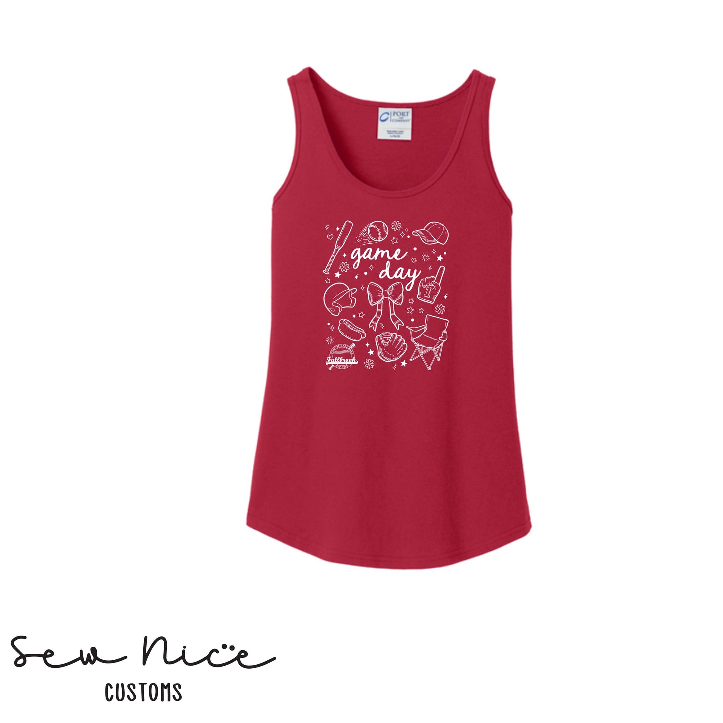 FYB Doodle Game Day- Ladies Tank Top
