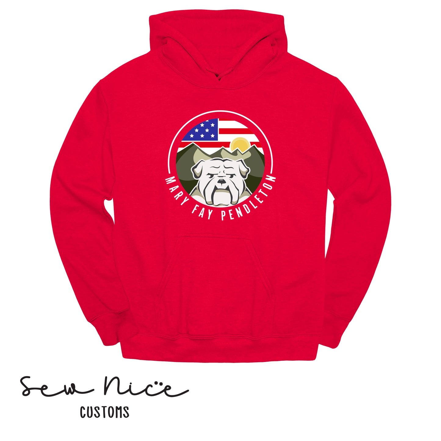 YOUTH-Mary Fay Logo Hoodie