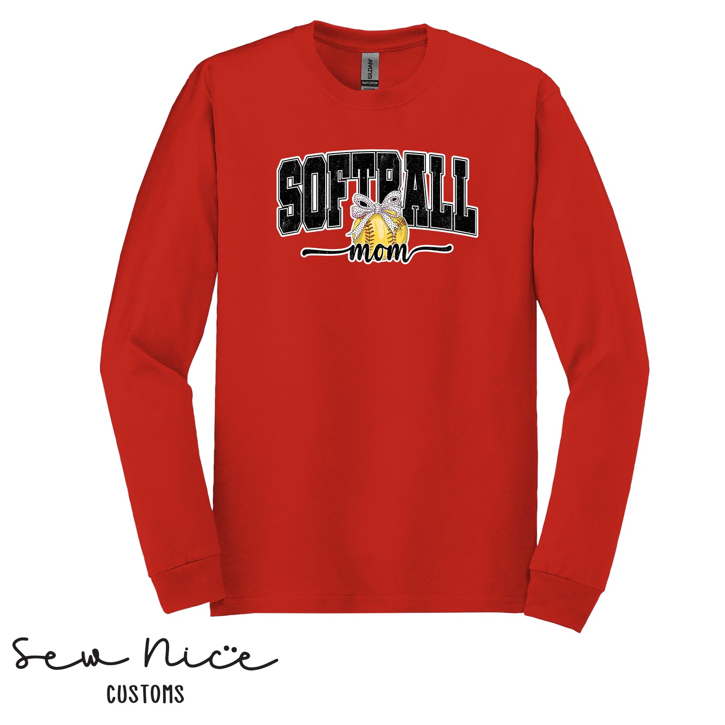 Softball Mom - Unisex Long Sleeve Shirt