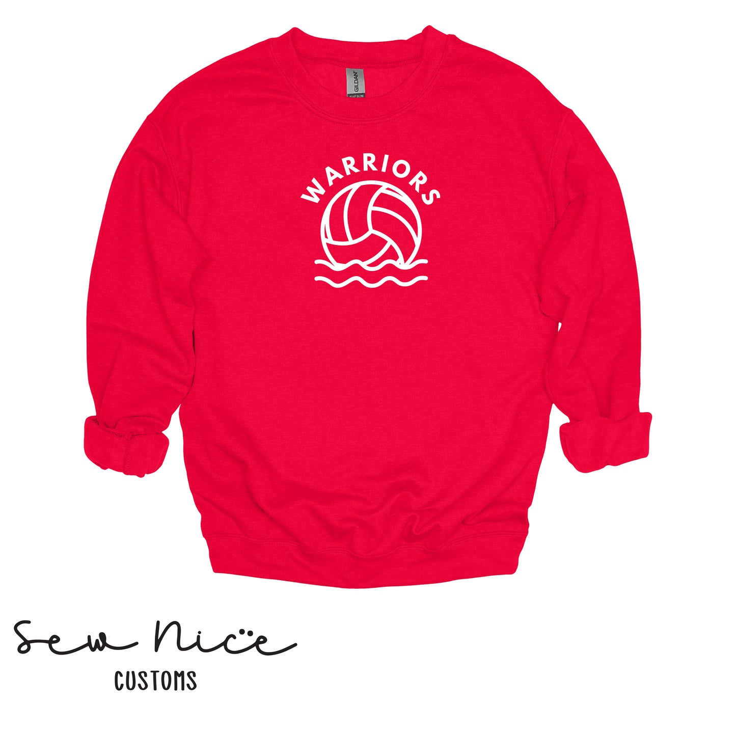 WARRIORS FHS Water Polo- Unisex Adult/Youth Crewneck Sweatshirt