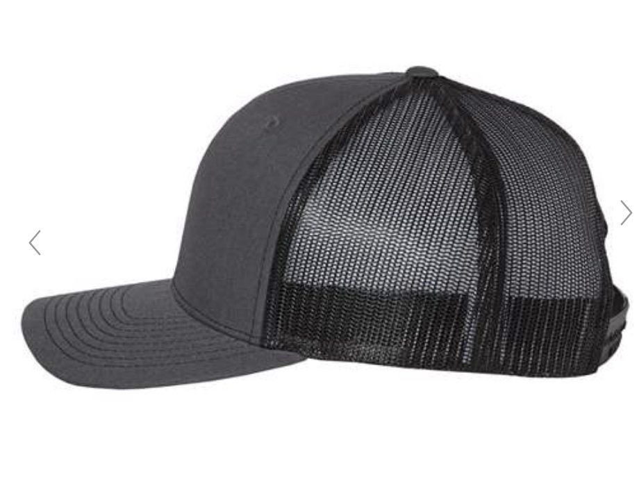 Fallbrook Embroidered BLACK OUT 3D Puff Hat -FPW CHEER