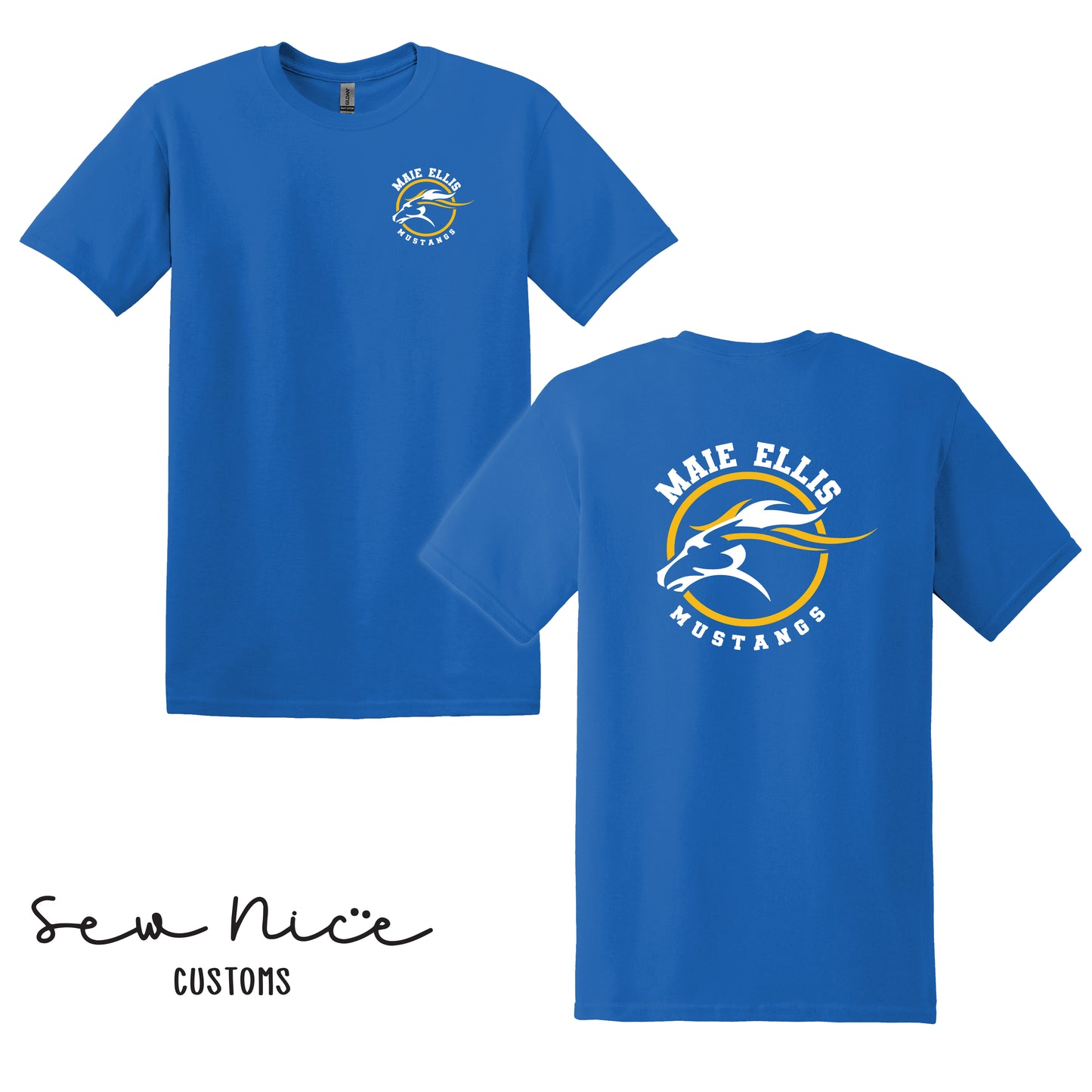 ADULT- Maie Ellis Left Chest/Back Logo Shirt