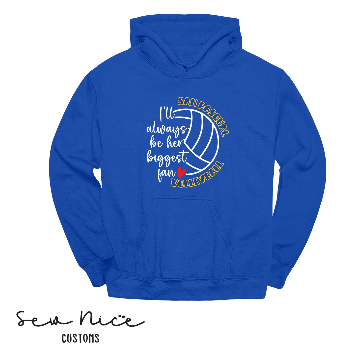 SP Volleyball Biggest Fan Adult/Youth Unisex Hoodie