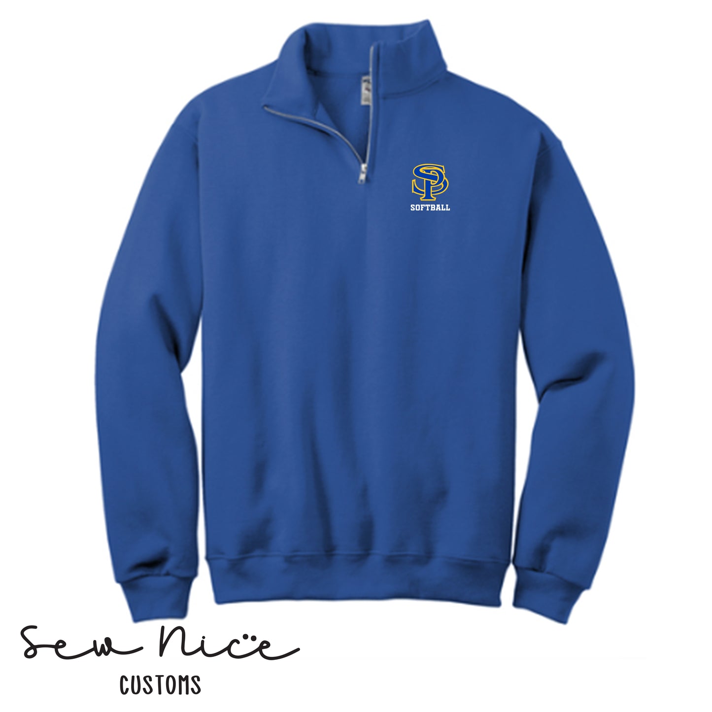 Embroidered SP Logo- Softball  - 1/4 Zip