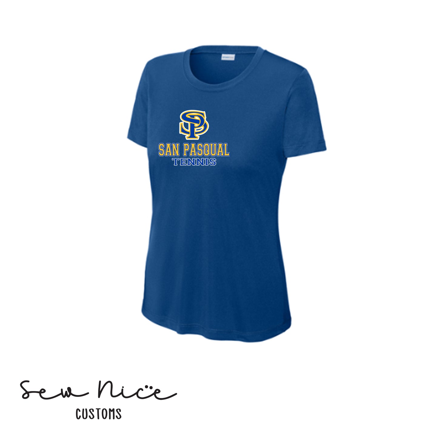 SP San Pasqual Tennis- Ladies Dri Fit Shirt