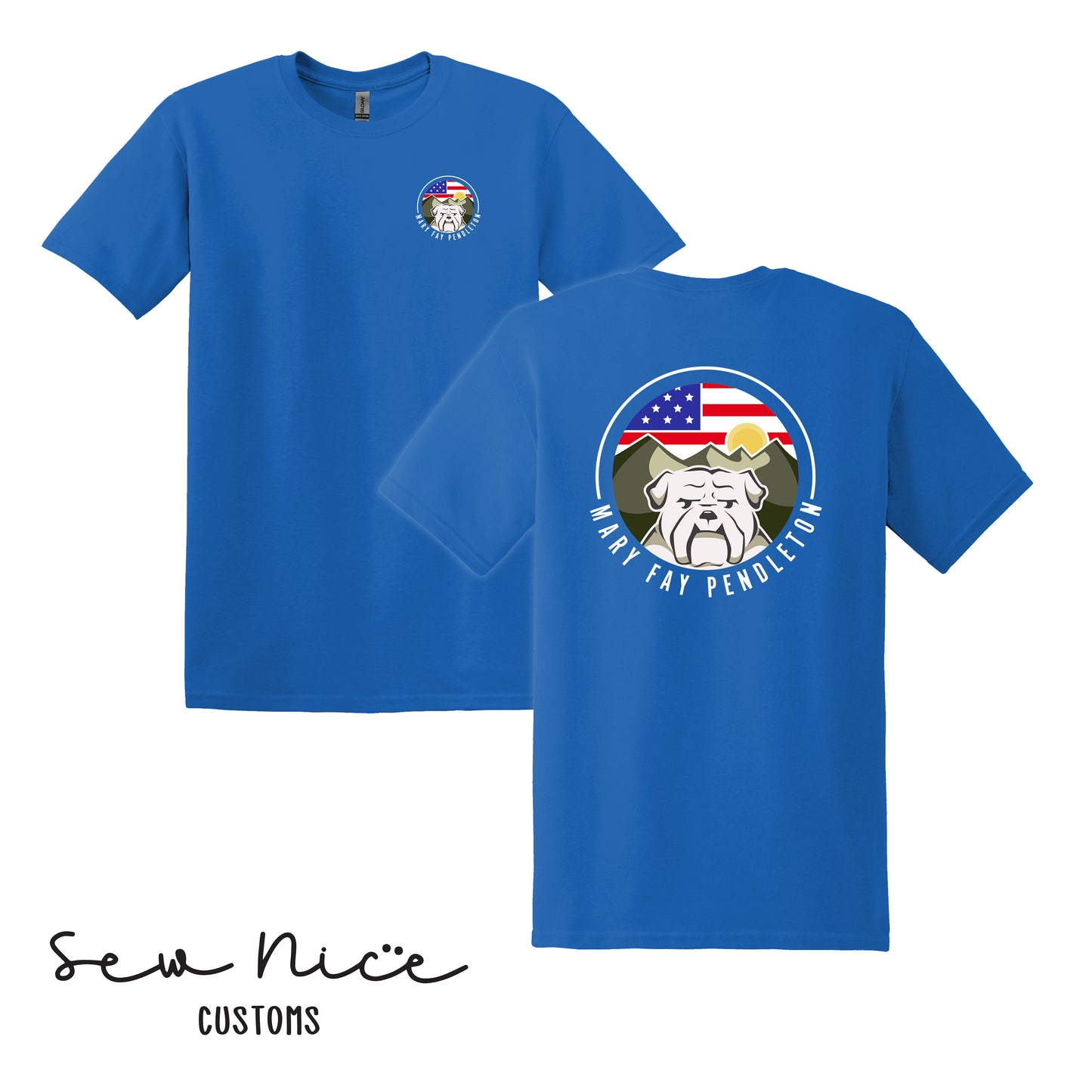 YOUTH-Mary Fay Logo Shirt -FRONT/BACK designs