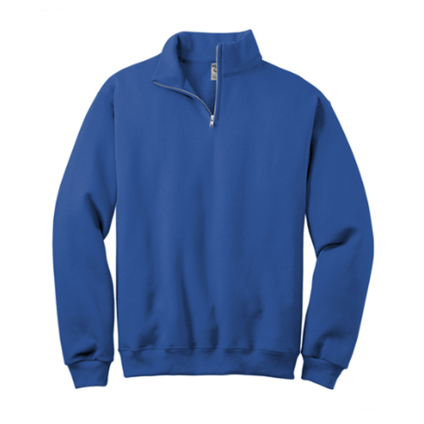 Embroidered Ghost with Drink - Unisex 1/4 Zip Sweatshirt