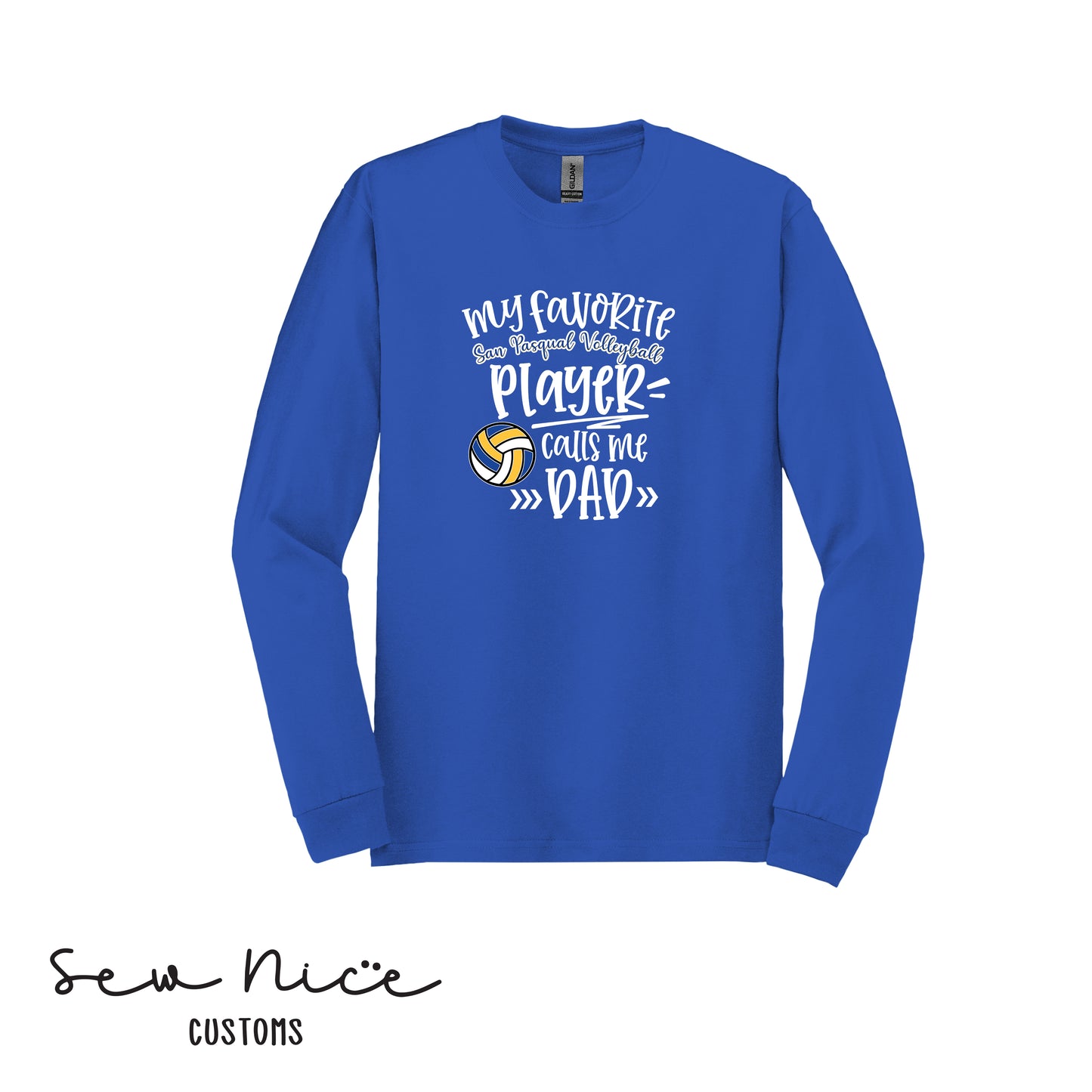 SP Volleyball-My Fav SP Player Calls Me.. *Custom Options*  Adult/Youth Unisex Long Sleeve Shirt