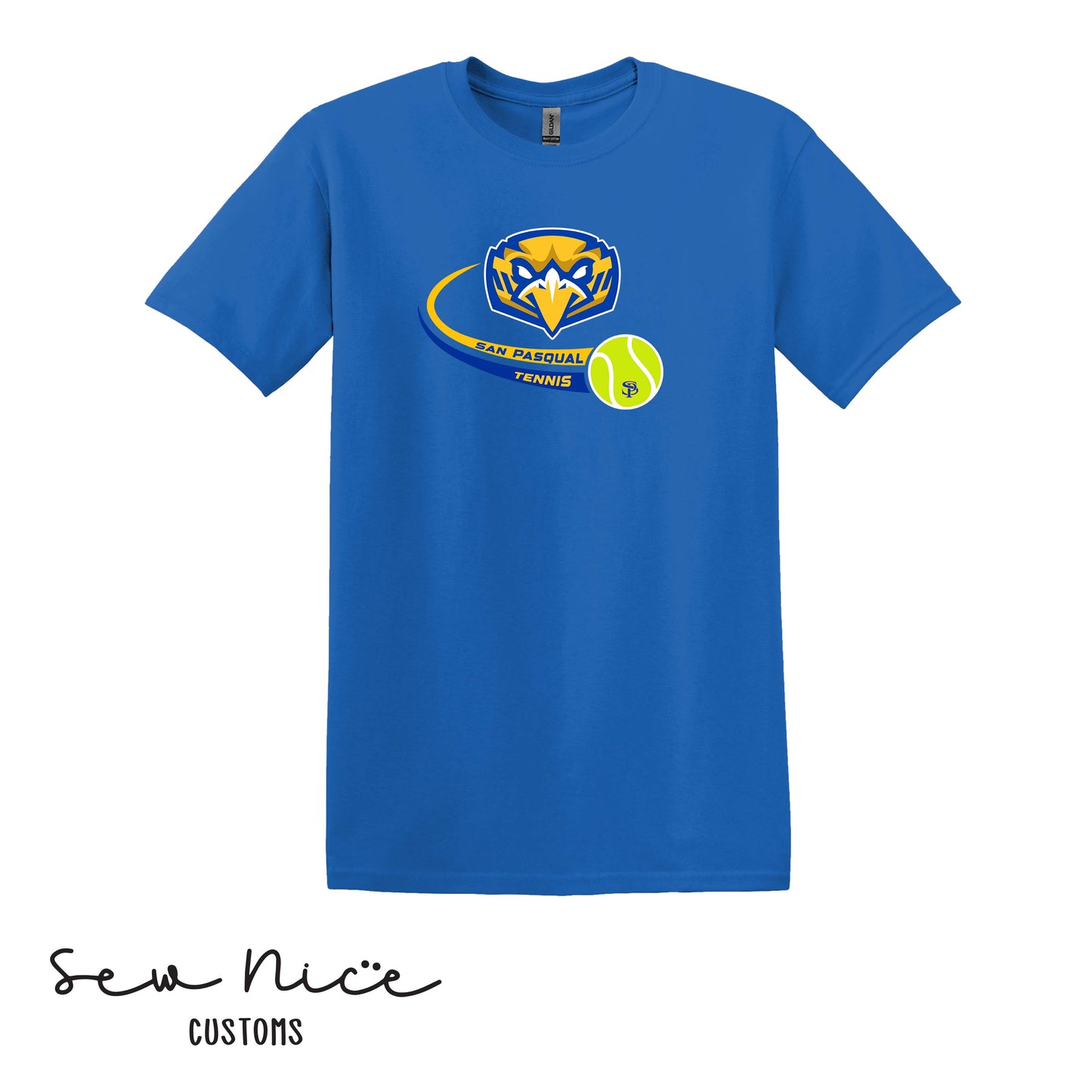 SP Eagles Swoosh Tennis- Unisex Adult/Youth T-Shirt