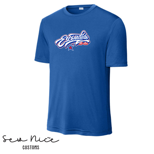 Escondido Script Logo Design- Unisex Dri Fit Shirt