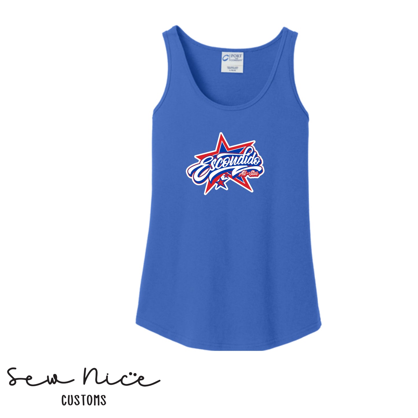 Escondido Star Logo- Ladies Tank Top