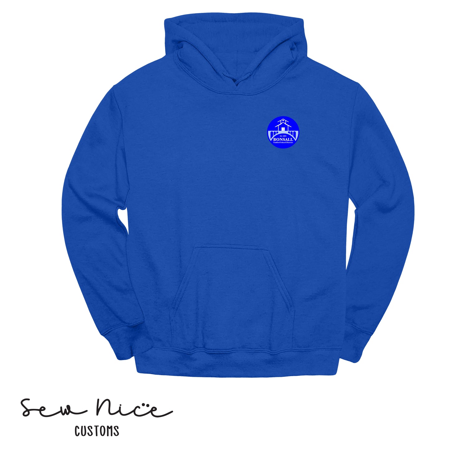 Embroidered Bonsall District Logo- Unisex Hoodie