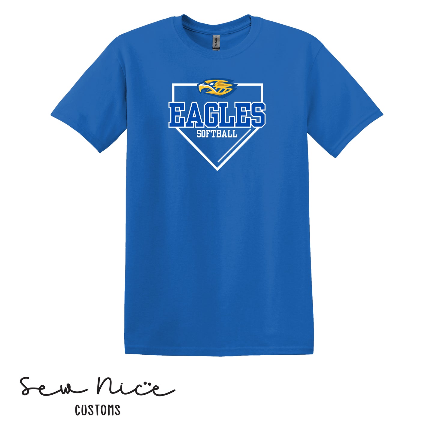 YOUTH Eagle Softball Plate Shirt
