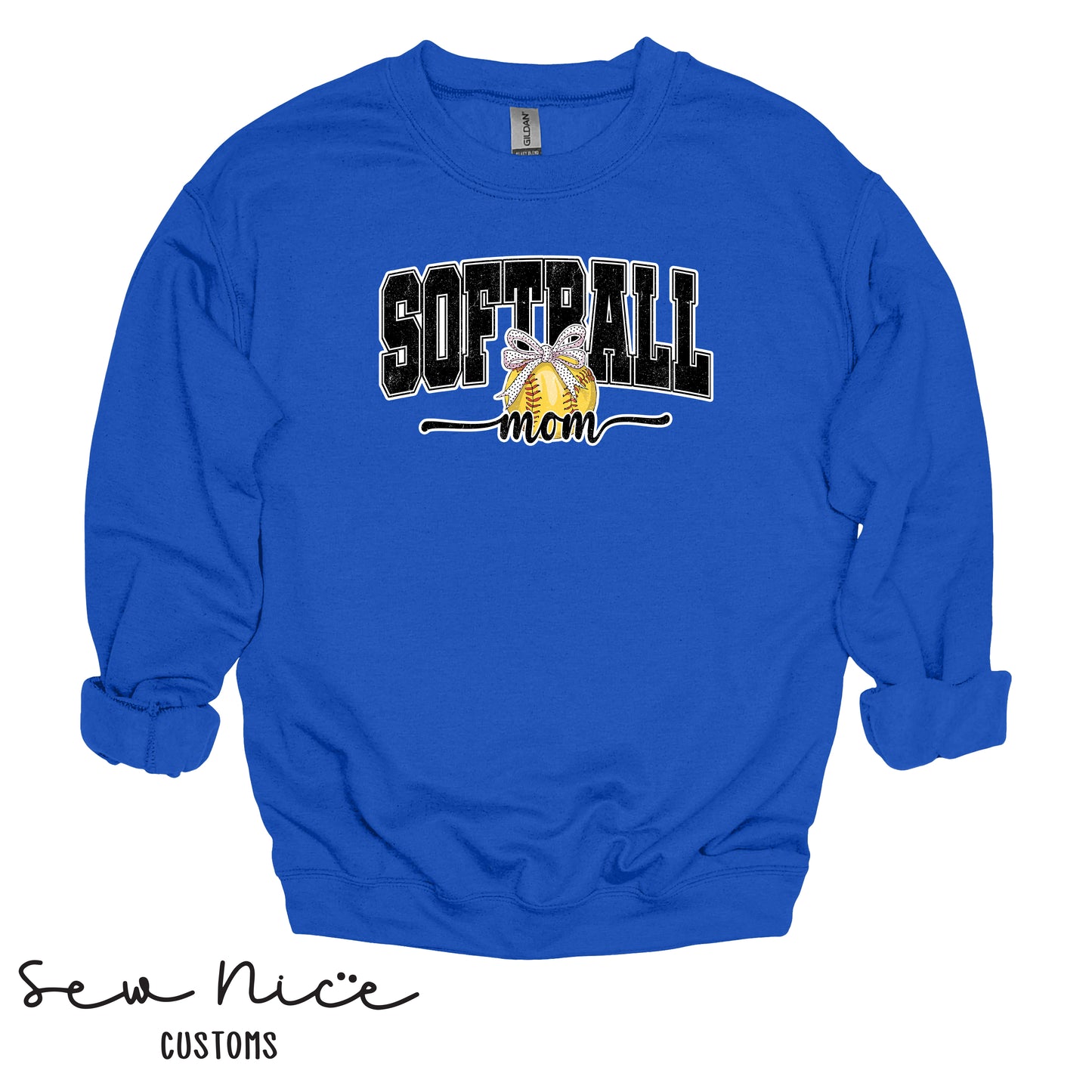 Softball Mom - Unisex Crewneck Sweatshirt