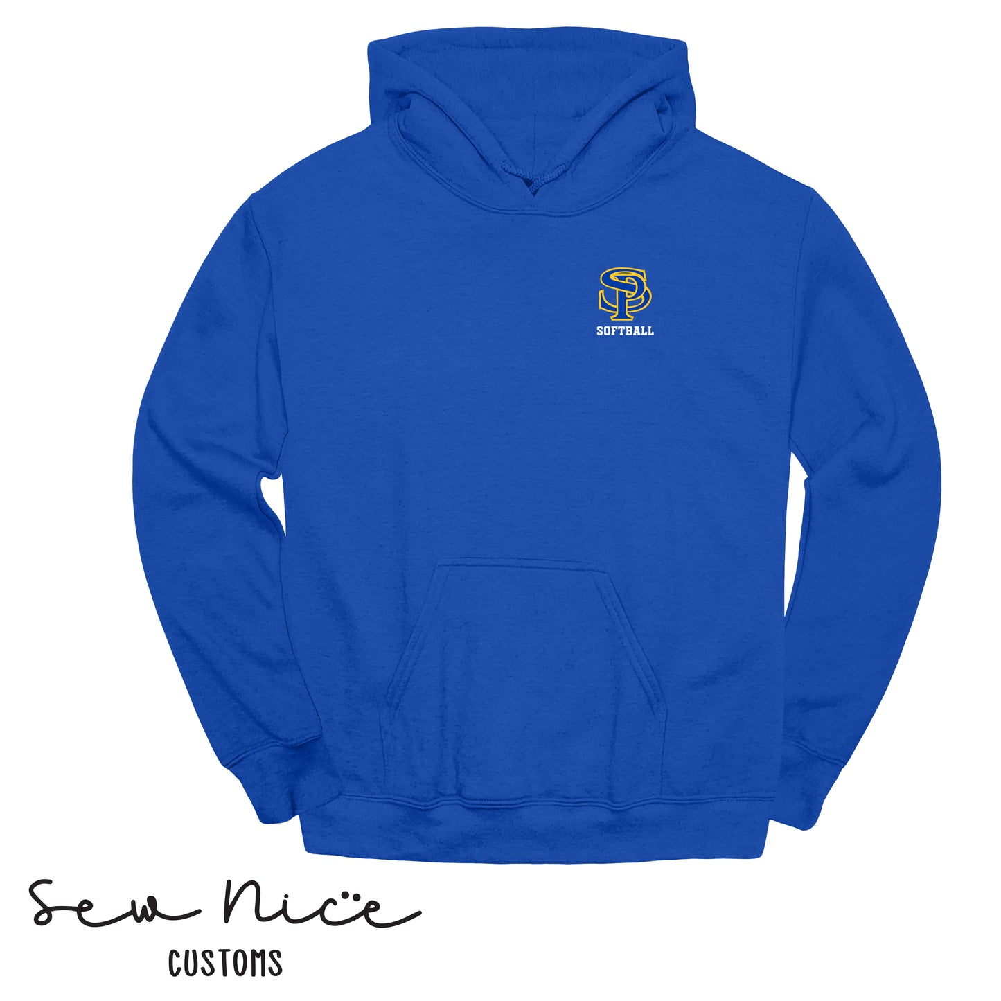 Embroidered SP Logo- Softball  - Hoodie