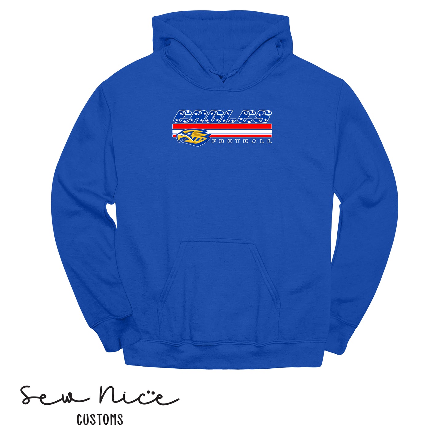 SP American Flag Eagle- Unisex Adult/Youth Hoodie