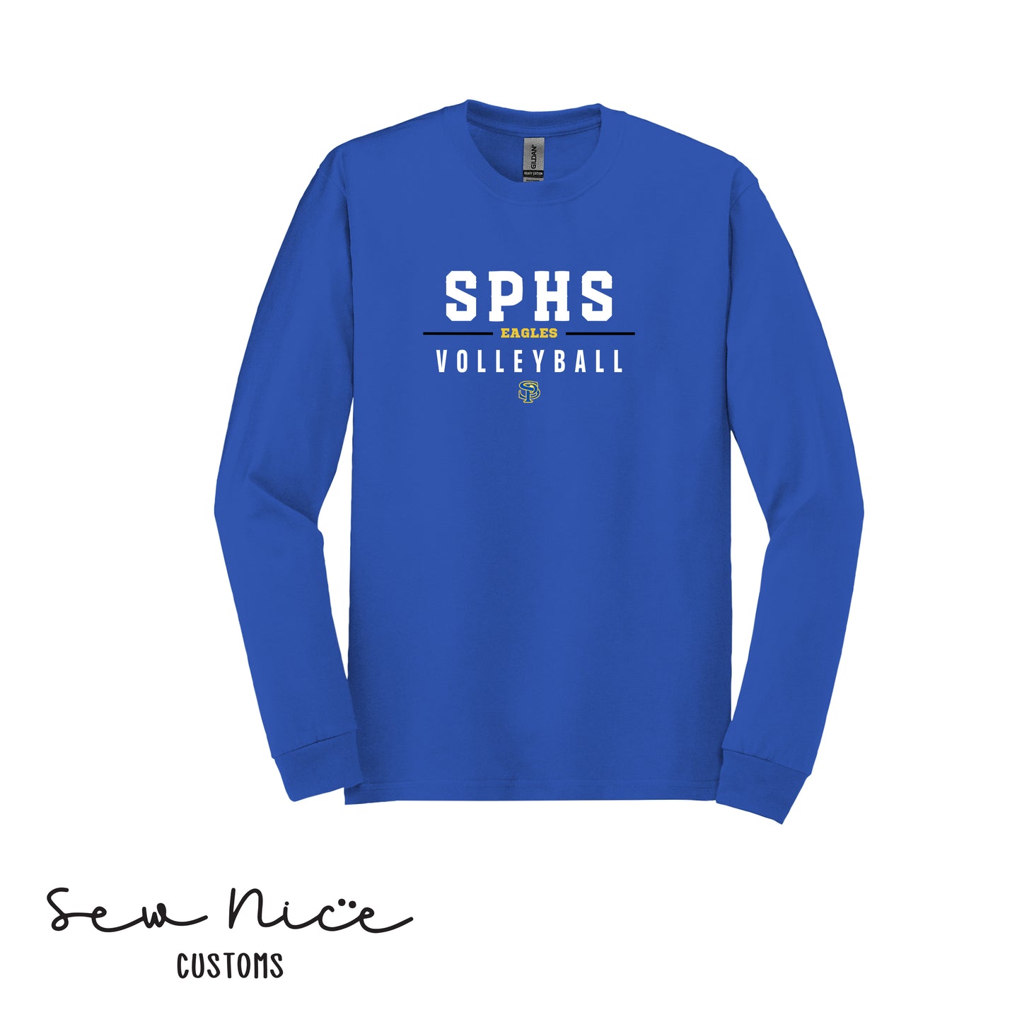 SPHS Eagles Volleyball Adult/Youth Unisex Long Sleeve Shirt