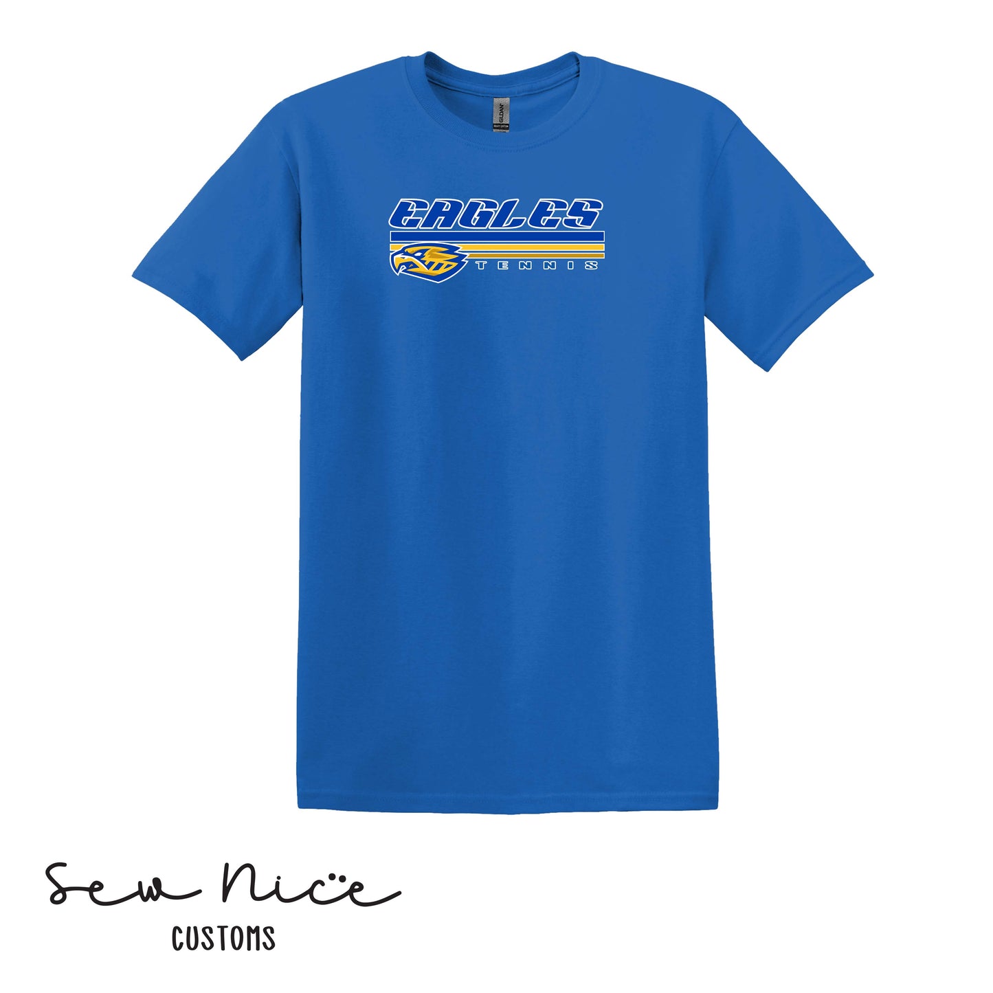 SP Eagles Lines- Tennis- Unisex Adult/Youth T-Shirt