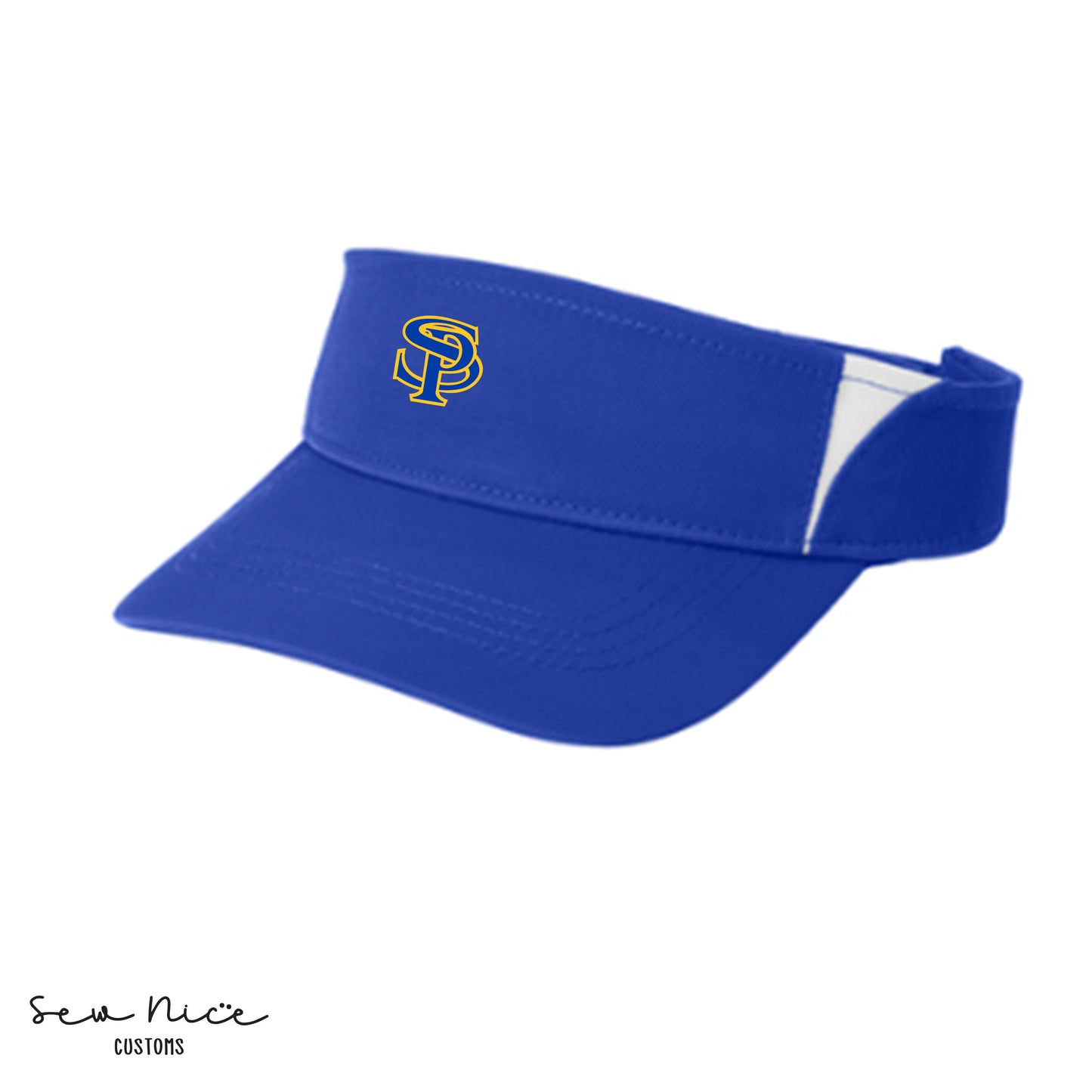 Embroidered SP Logo -Two Tone Visor