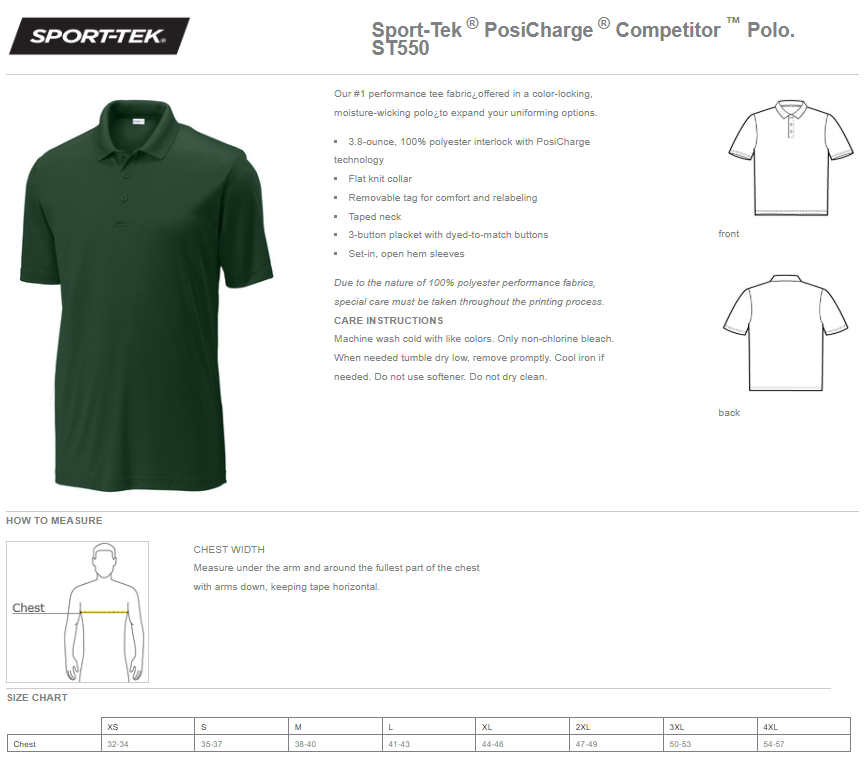 Embroidered Christ The King Logo - Men's Polo