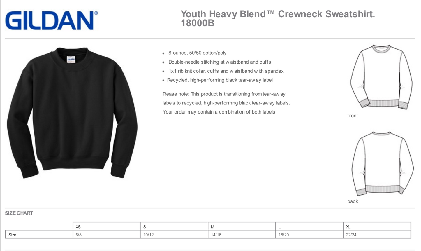 YOUTH- Better Together/Juntos Es Mejor Crewneck Sweatshirt