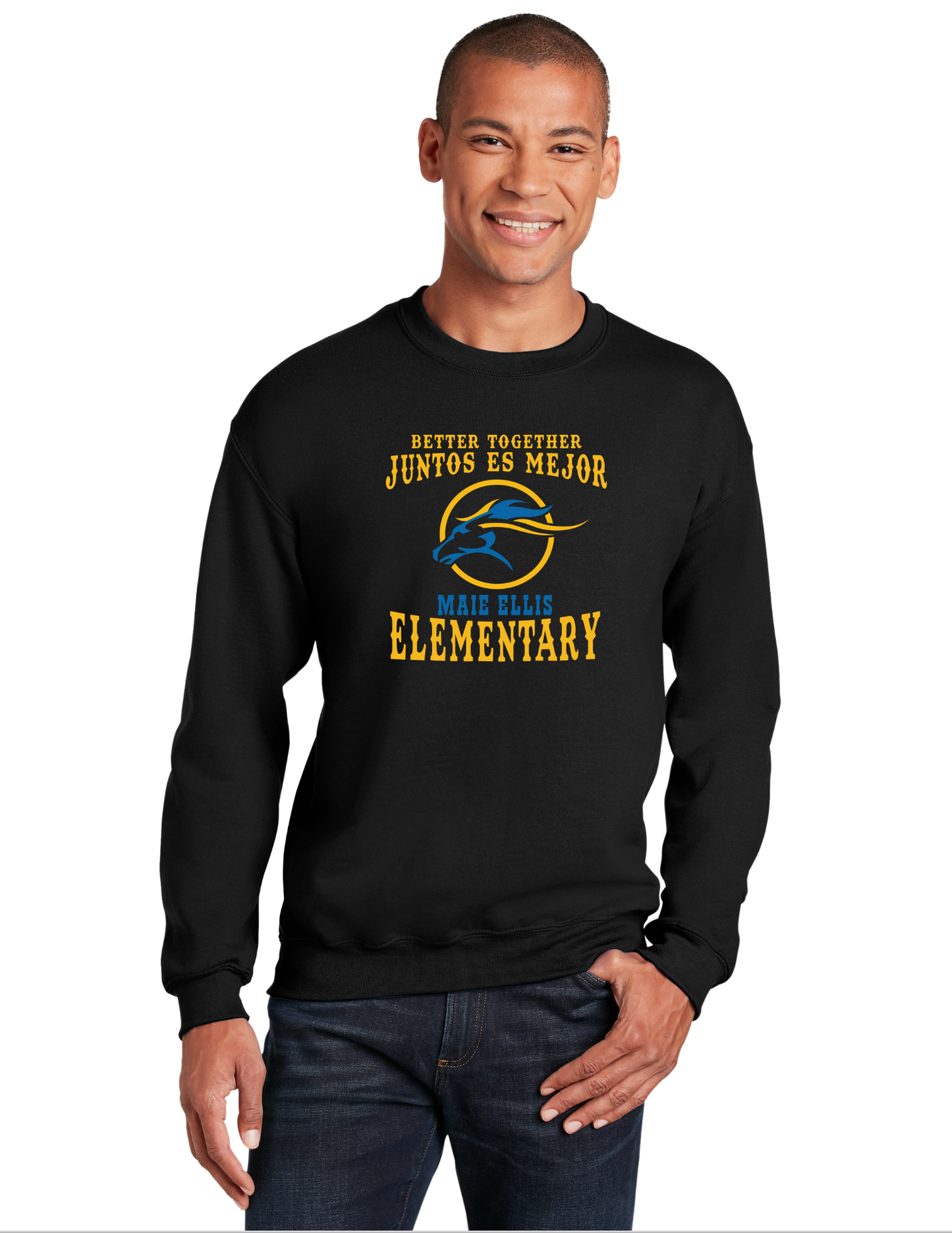 ADULT-Better Together/Juntos Es Mejor Crewneck Sweatshirt