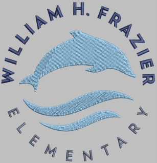 EMBROIDERED -Frazier Dolphin Logo- ADULT Hoodie