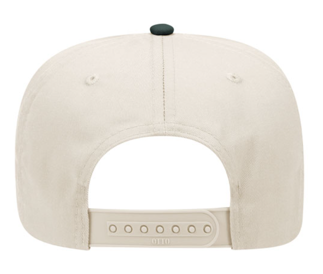 Two Tone Baseball Cap - Embroidered Flipped "Fallbrook"