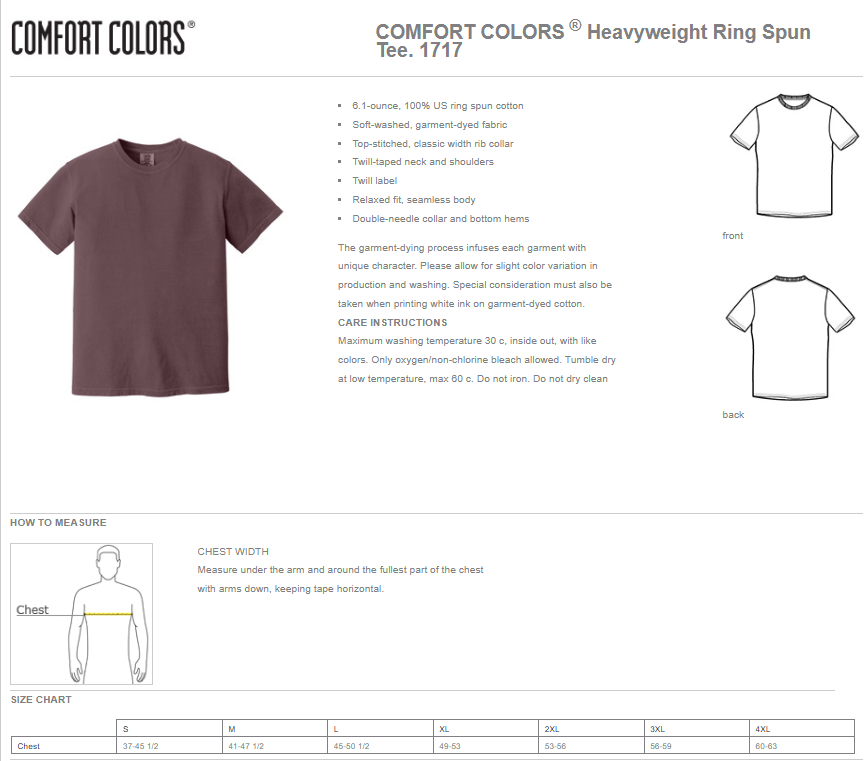92003 Comfort Colors Shirt