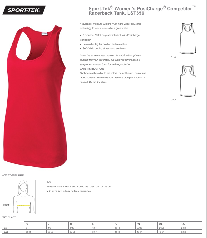 Fallbrook Girls Softball Logo- Ladies Dri Fit Tank Top