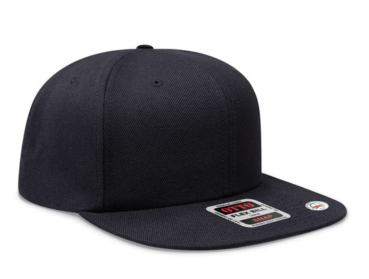 Embroidered American Flag "E" - Wool Flat Bill Hat