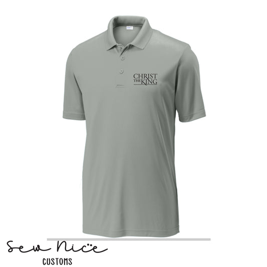 Embroidered Christ The King Logo - Men's Polo