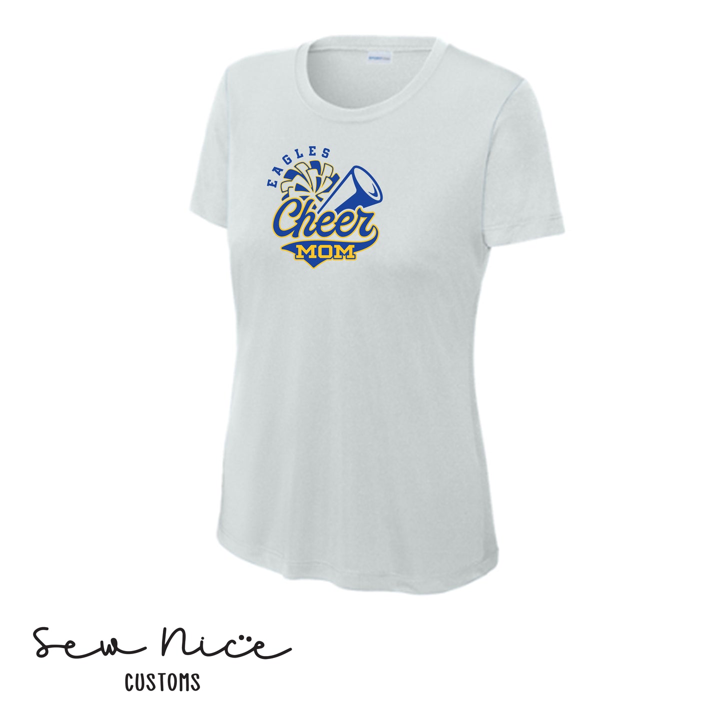 Eagles Cheer Mom- Ladies Dri Fit Shirt