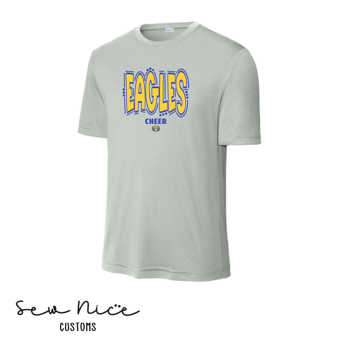 Eagles Doodle Cheer- Unisex Adult/Youth Dri Fit Shirt