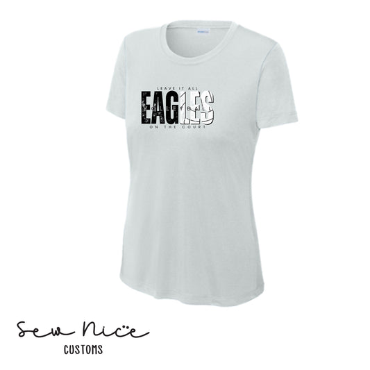 SP Eagles Volleyball-Leave It All On The Court-Ladies Dri Fit Shirt