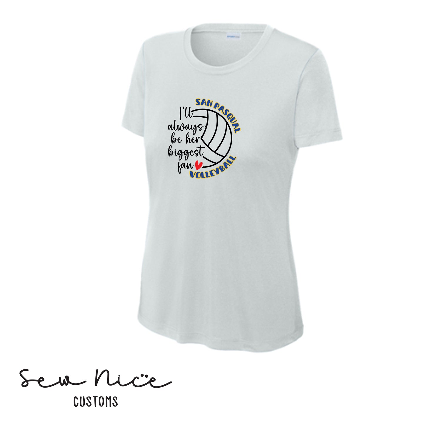 SP Volleyball Biggest Fan Ladies Dri Fit Shirt