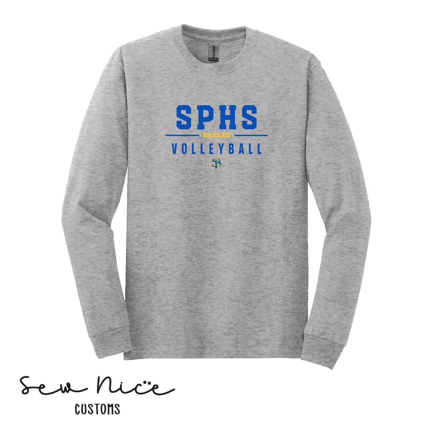 SPHS Eagles Volleyball Adult/Youth Unisex Long Sleeve Shirt
