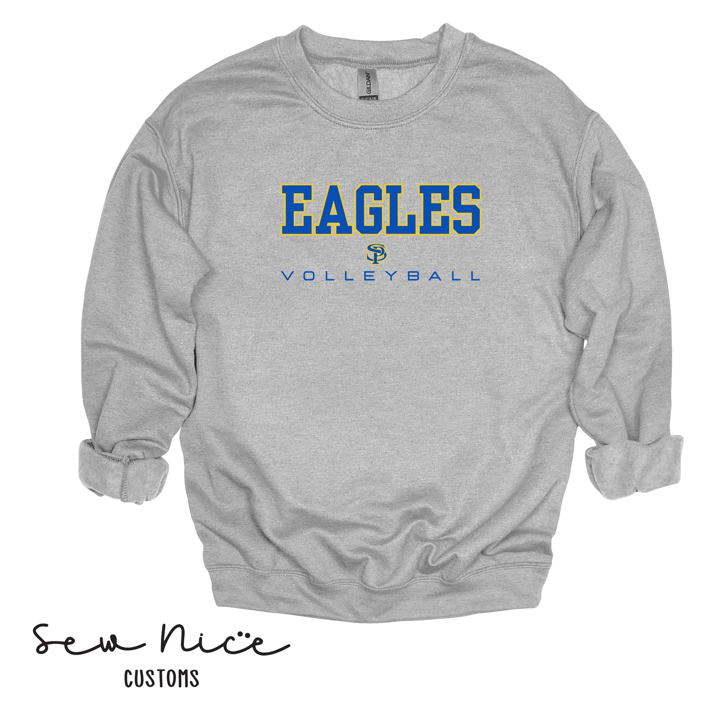 SP Eagles Volleyball Adult/Youth Unisex Crewneck Sweatshirt
