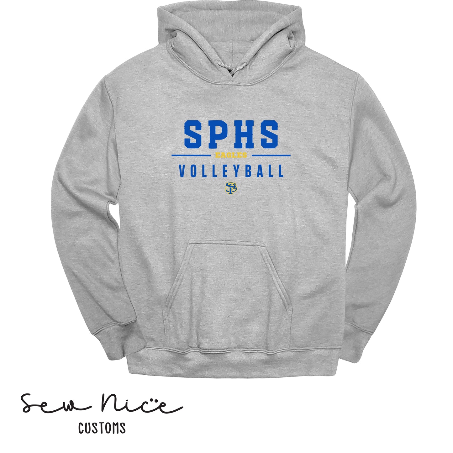 SPHS Eagles Volleyball Adult/Youth Unisex Hoodie