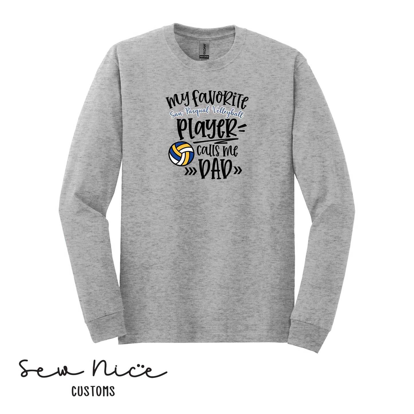 SP Volleyball-My Fav SP Player Calls Me.. *Custom Options*  Adult/Youth Unisex Long Sleeve Shirt
