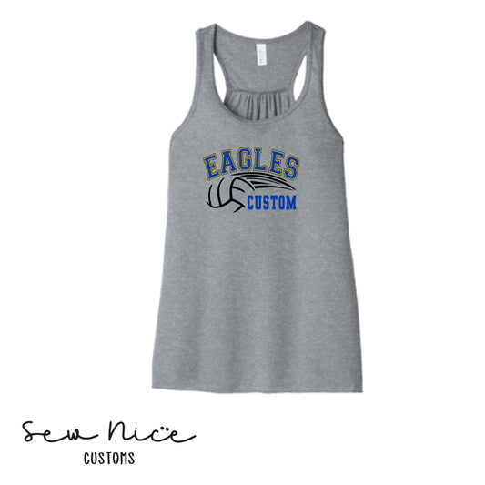 SP Eagles CUSTOM Ladies Bella Canvas Flowy Tank Top