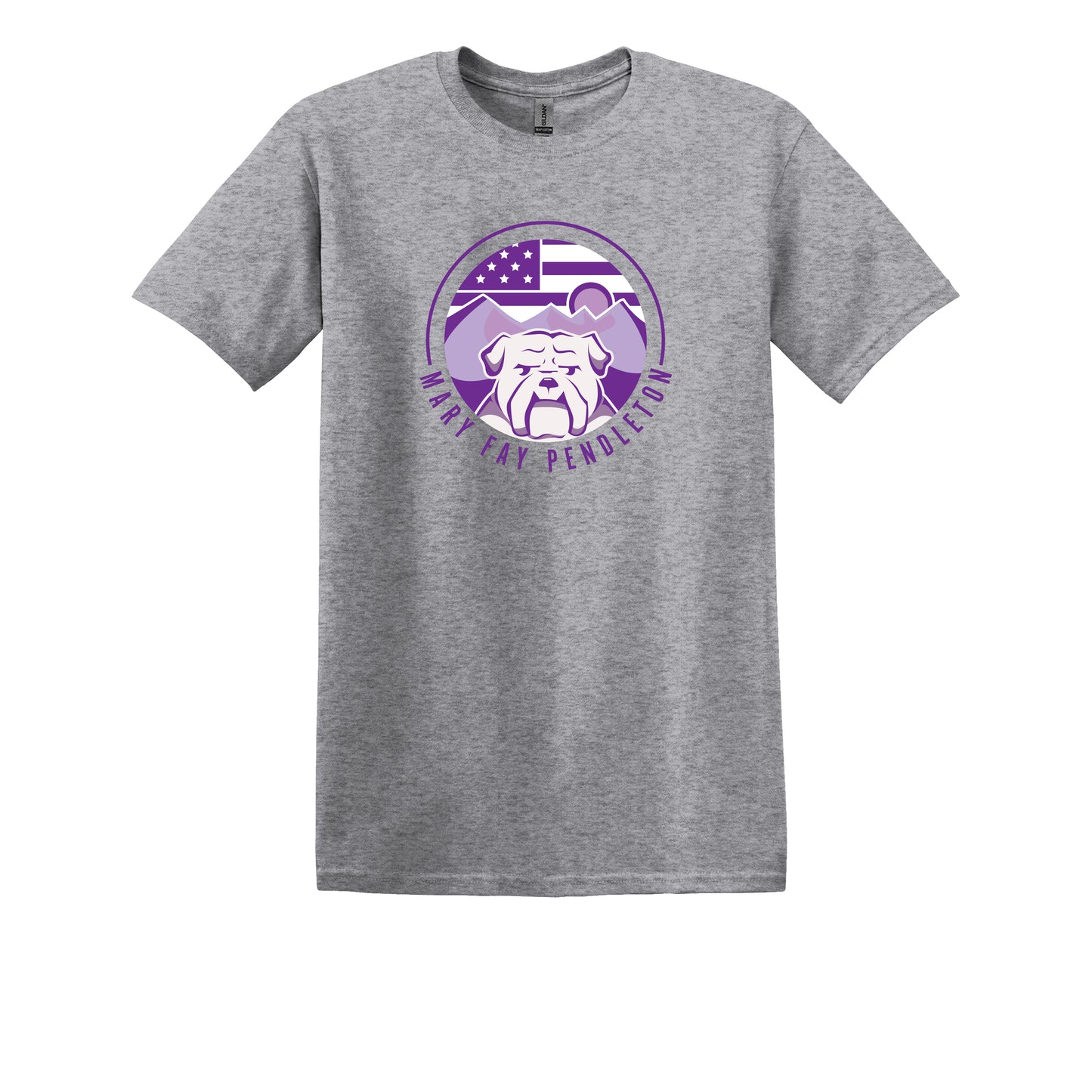 YOUTH-Purple Up Mary Fay Logo Shirt