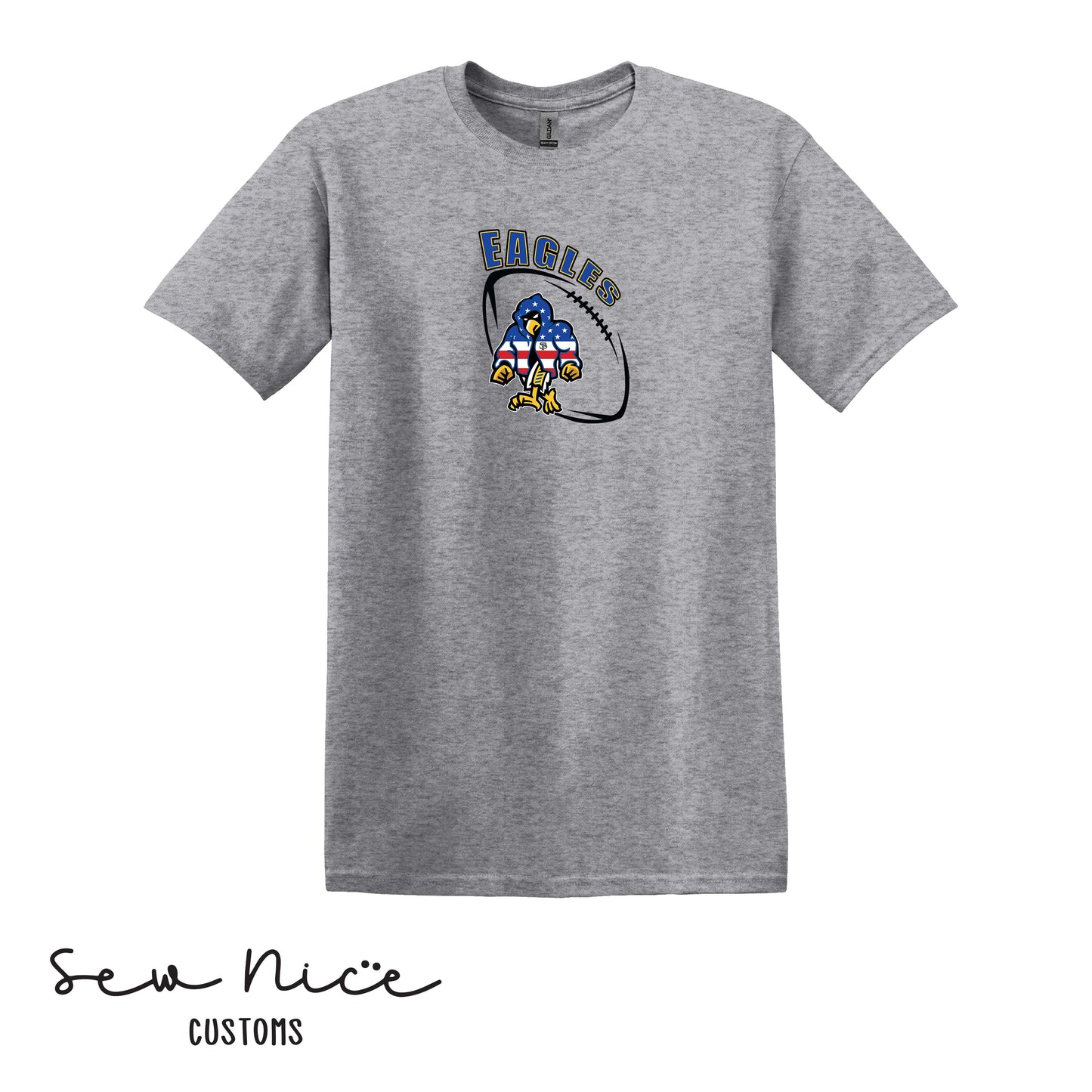 SP Eagles American Flag Robe-Unisex Adult/Youth T-Shirt