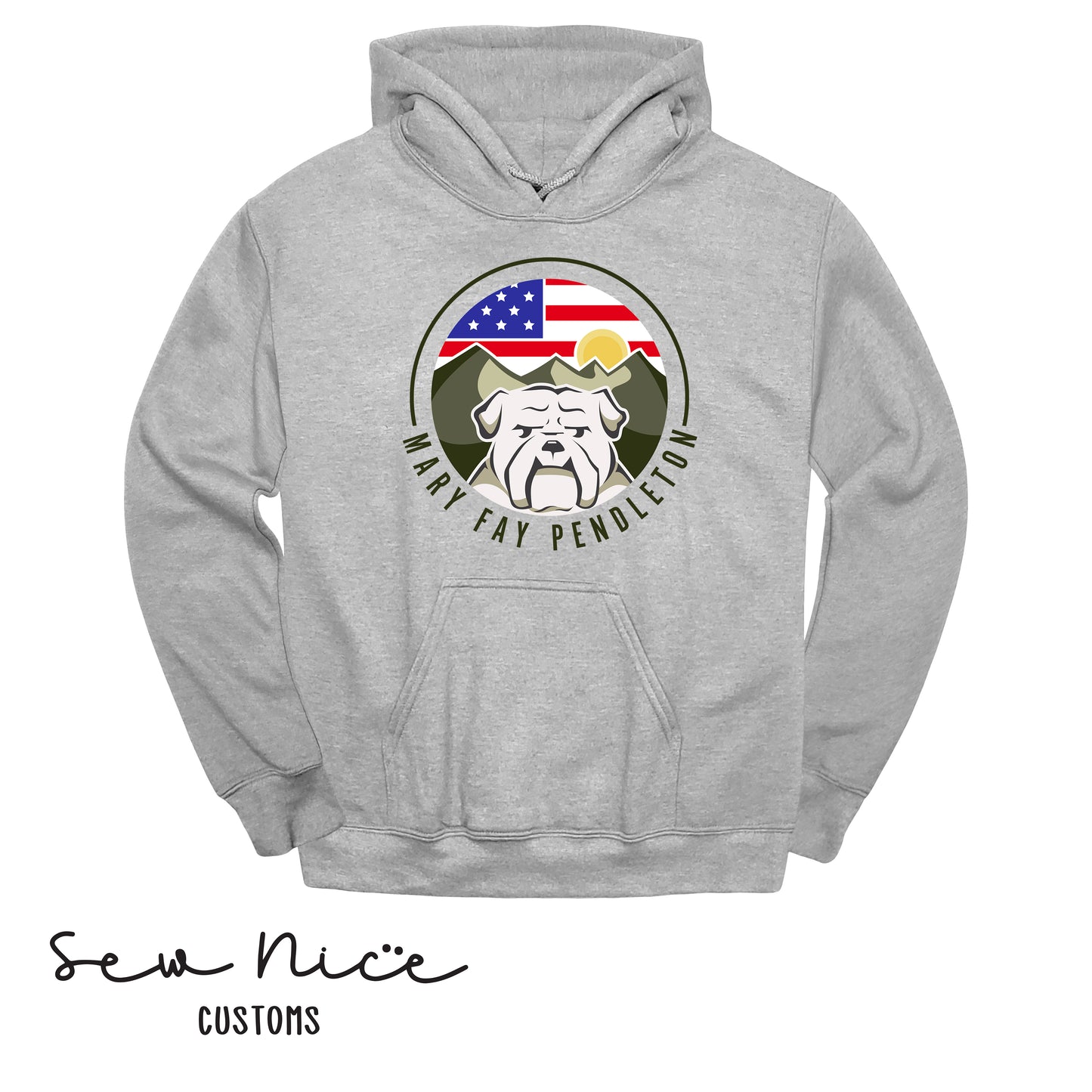 YOUTH-Mary Fay Logo Hoodie