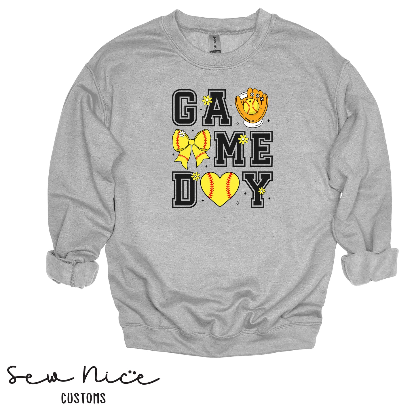 Game Day Design - Unisex Crewneck Sweatshirt