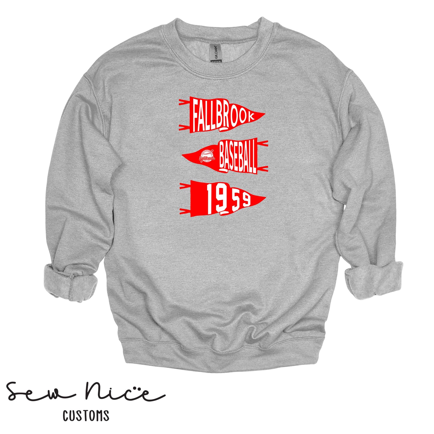 FYB Flag Trio- Unisex Cotton Crewneck Sweatshirt