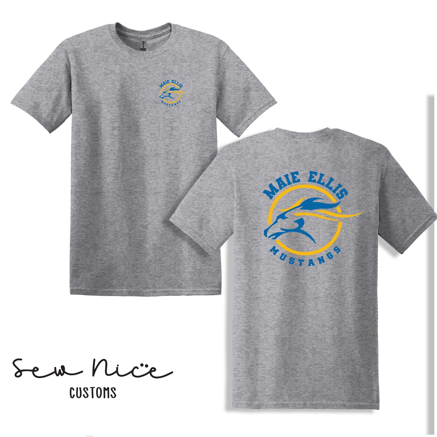 ADULT- Maie Ellis Left Chest/Back Logo Shirt