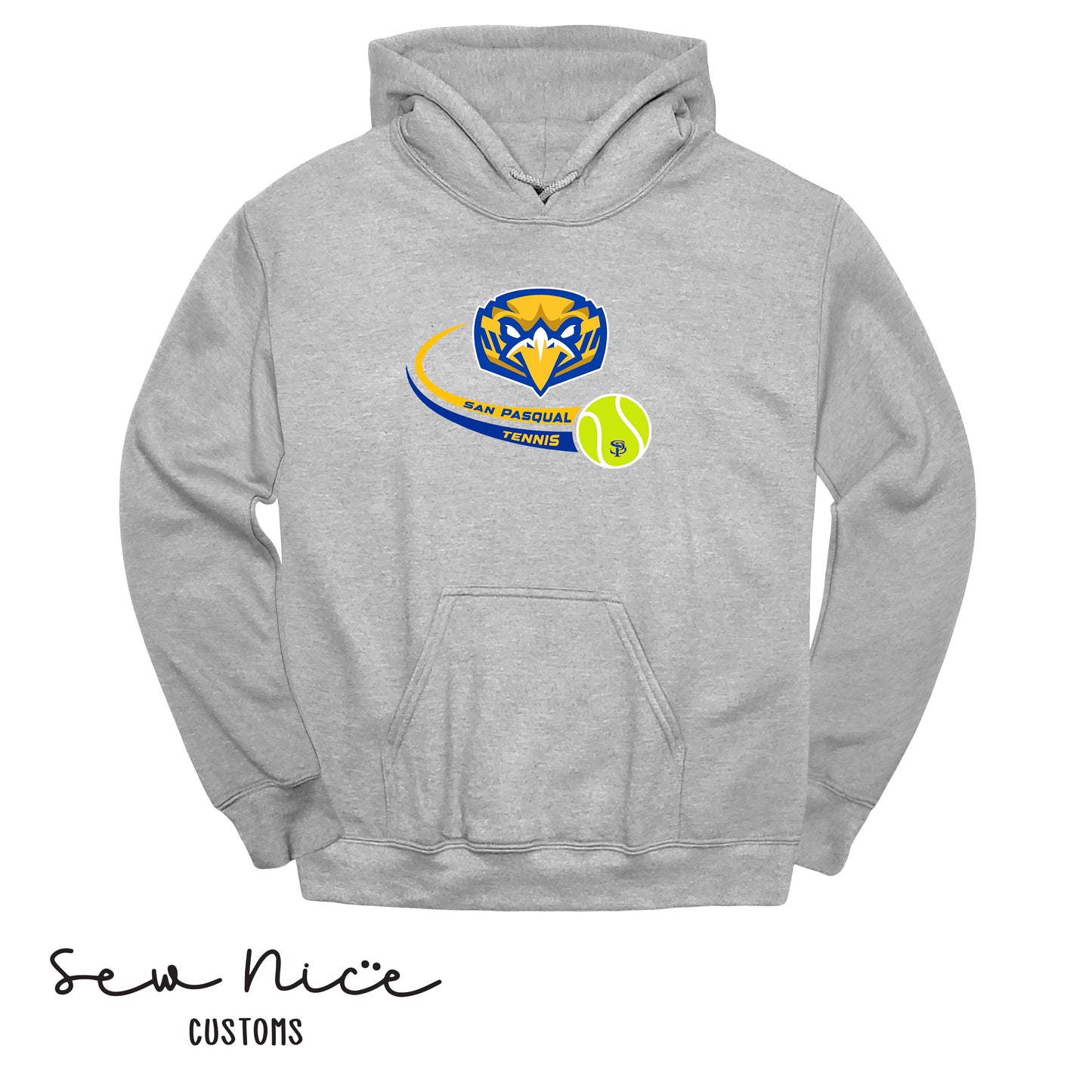 SP Eagles Swoosh Tennis- Unisex Adult/Youth Hoodie