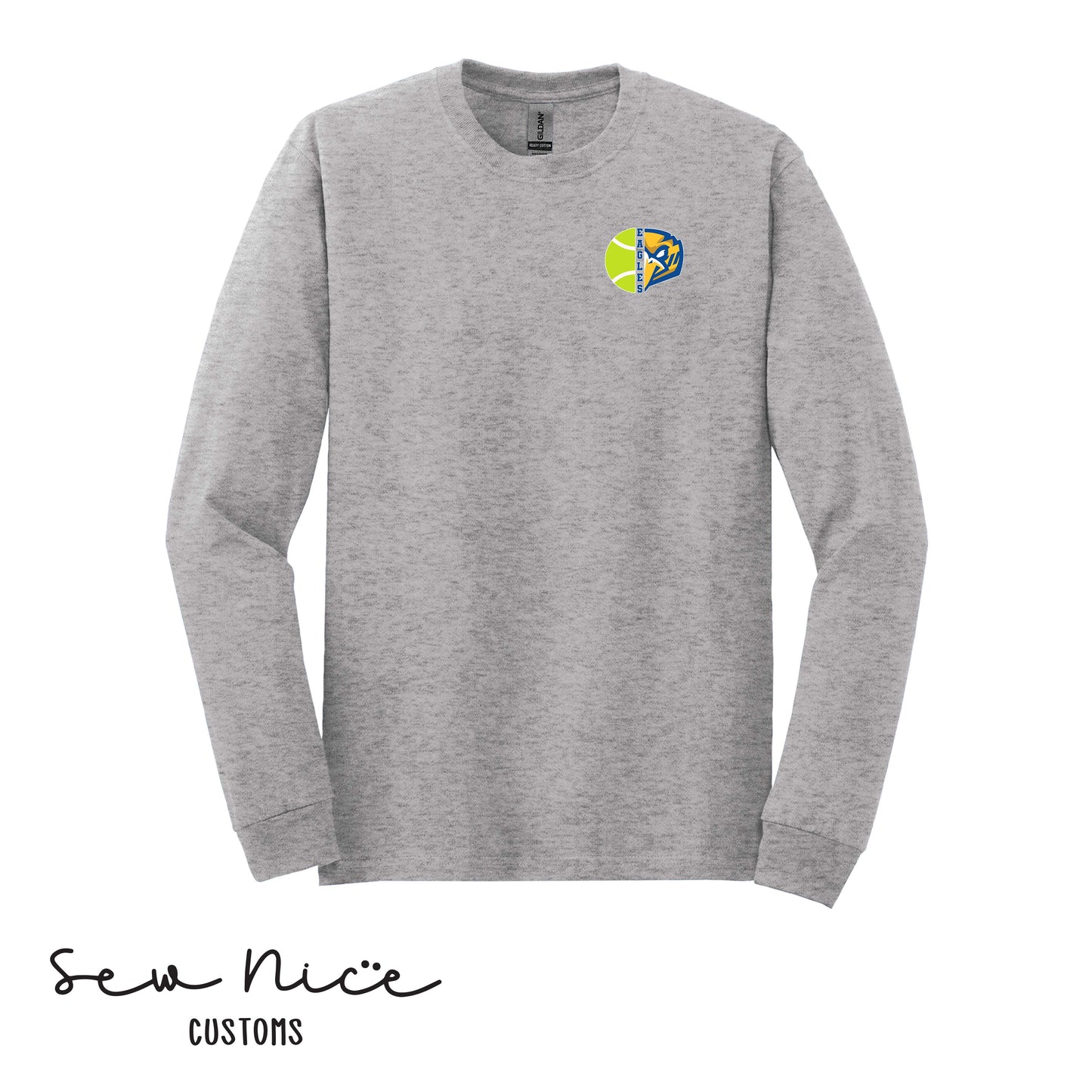 SP Eagle- Tennis Ball- Unisex Adult/Youth Long Sleeve Shirt