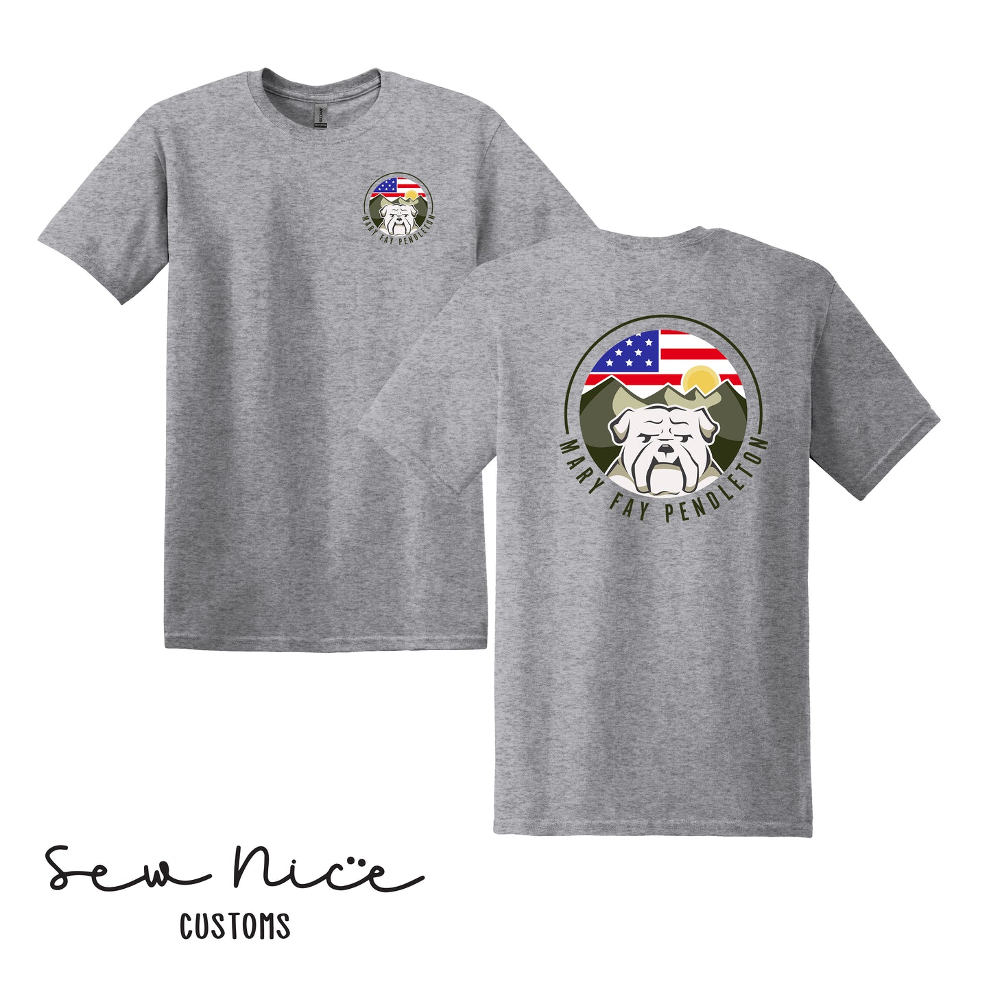 YOUTH-Mary Fay Logo Shirt -FRONT/BACK designs